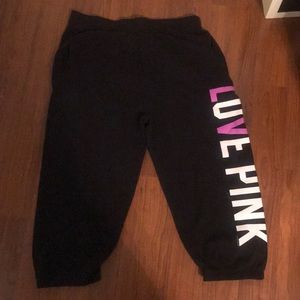 ‼️PINK CROPPED SWEATPANTS‼️